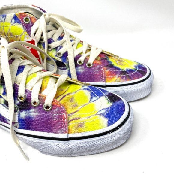 💖MEGA SALE💖Vans Sk8-Hi Women Tapered Washed Eie Bye Multicolor   VN0A4U1619X - Picture 3 of 9